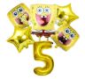 Лот 6 броя целофанови балони Спондж Боб, снимка 2