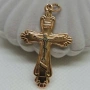 Златен кръст – 585, 3,88г, снимка 1
