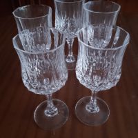 Немски кристални чаши за вино, красиви, старинни, снимка 3 - Други ценни предмети - 40280978