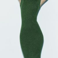 Zara рокли в зелено, снимка 5 - Рокли - 43340464