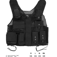 Тактическа жилетка Black SWAT Texar, снимка 2 - Екипировка - 45036995