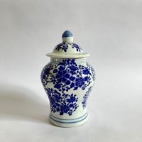 Китайски порцелан печат китайска ваза, снимка 1 - Антикварни и старинни предмети - 45401400