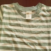 3 нови тениски за момче H&M, 80см, снимка 4 - Бебешки блузки - 45430362