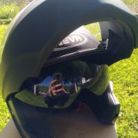 Каска за мотор шлем модуларна с визьор мотоциклетна NEVA, S,M,L,XL, снимка 10 - Аксесоари и консумативи - 44666653