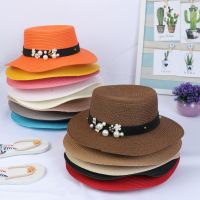 Елегантна дамска шапка Fedora с голяма периферия и цветни блокчета, 14цвята, снимка 6 - Шапки - 45237230