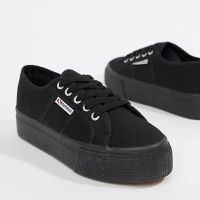 Оригинални черни кецове на Superga * модел 2790 cotu * номер 38, снимка 4 - Маратонки - 45227172