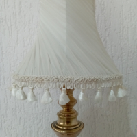Комплект от две старинни порцеланови лампи - лампа, снимка 5 - Антикварни и старинни предмети - 45005524