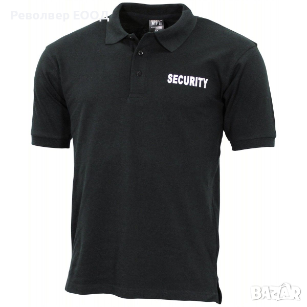 Блуза с къс ръкав Security 00865A black MFH, снимка 1