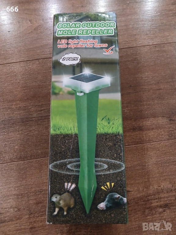 Соларен уред за защита срещу гризачи - 2 броя, снимка 1