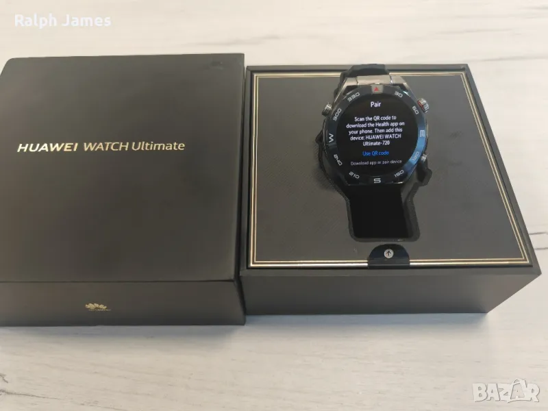 Като нов Huawei Watch Ultimate 48.5mm Black, снимка 1