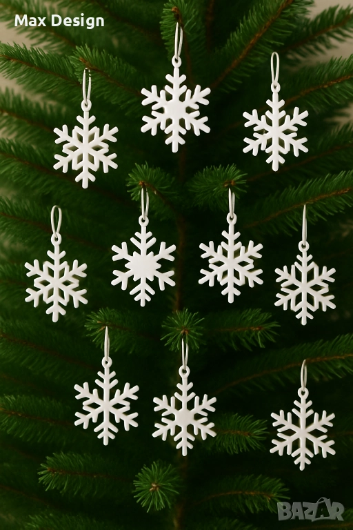 Коледна украса - снежинки, снимка 1