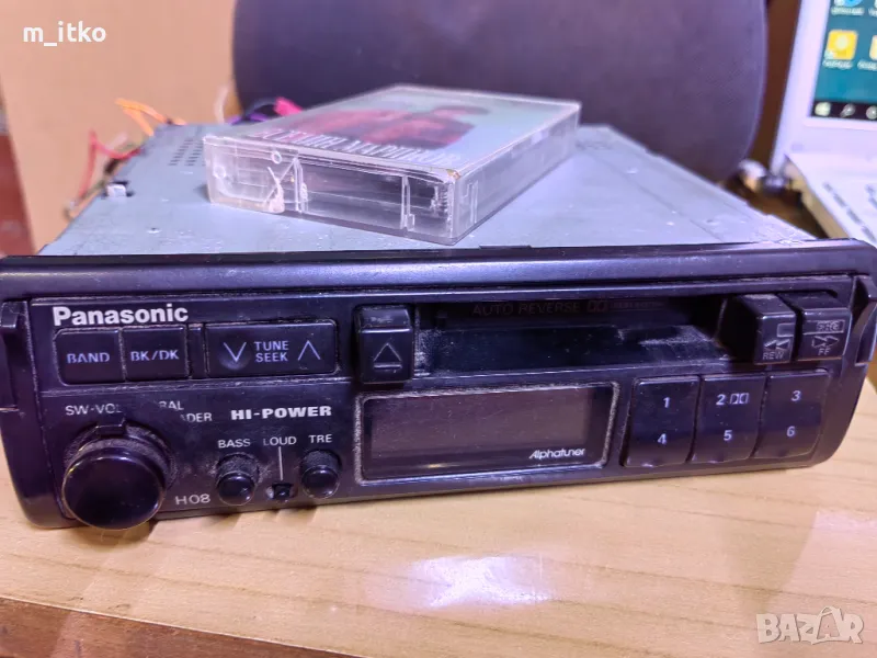 Panasonic CQ H08EG auto radio vintage Oldtimer Autoradio, снимка 1