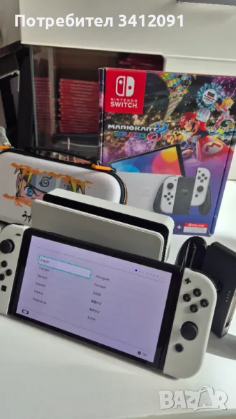 Nintendo switch OLED white Гаранция, снимка 1