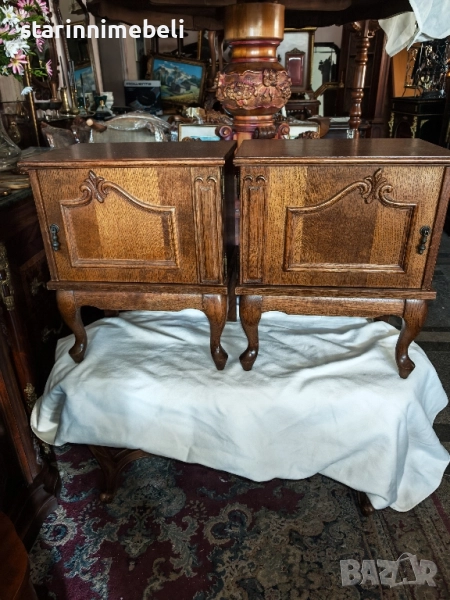 Дървени нощни шкафчета , снимка 1