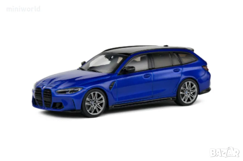 BMW M3 Touring Kombi G81 2023 - мащаб 1:43 на Solido моделът е нов в PVC дисплей-кейс, снимка 1