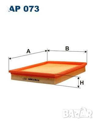 FILTRON AP073 Въздушен филтър 1.8, 2.0, 2.0 i, OPEL Omega A (V87) OE 834288, снимка 1