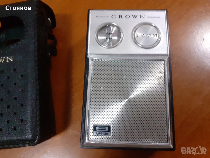 Crown Transistor Radio, Model TRF-16, FM-AM Bands, 9 Transistors, Made In Japan, снимка 1