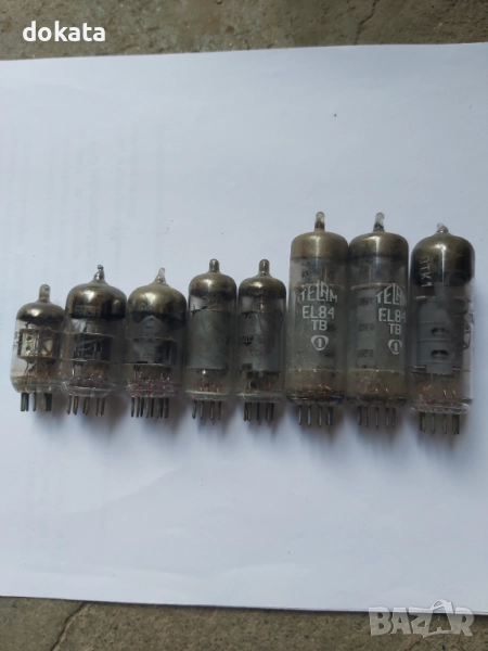 Стари радио лампи, снимка 1