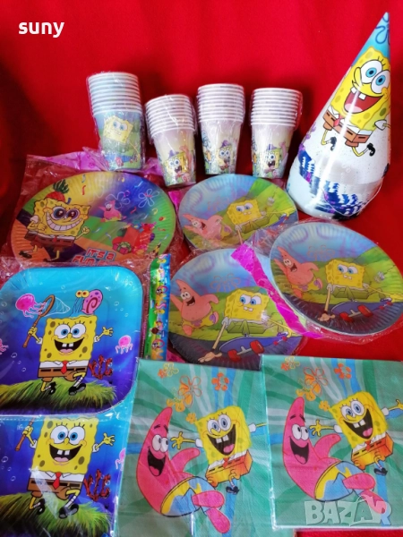 Парти артикули Спонджбоб, снимка 1