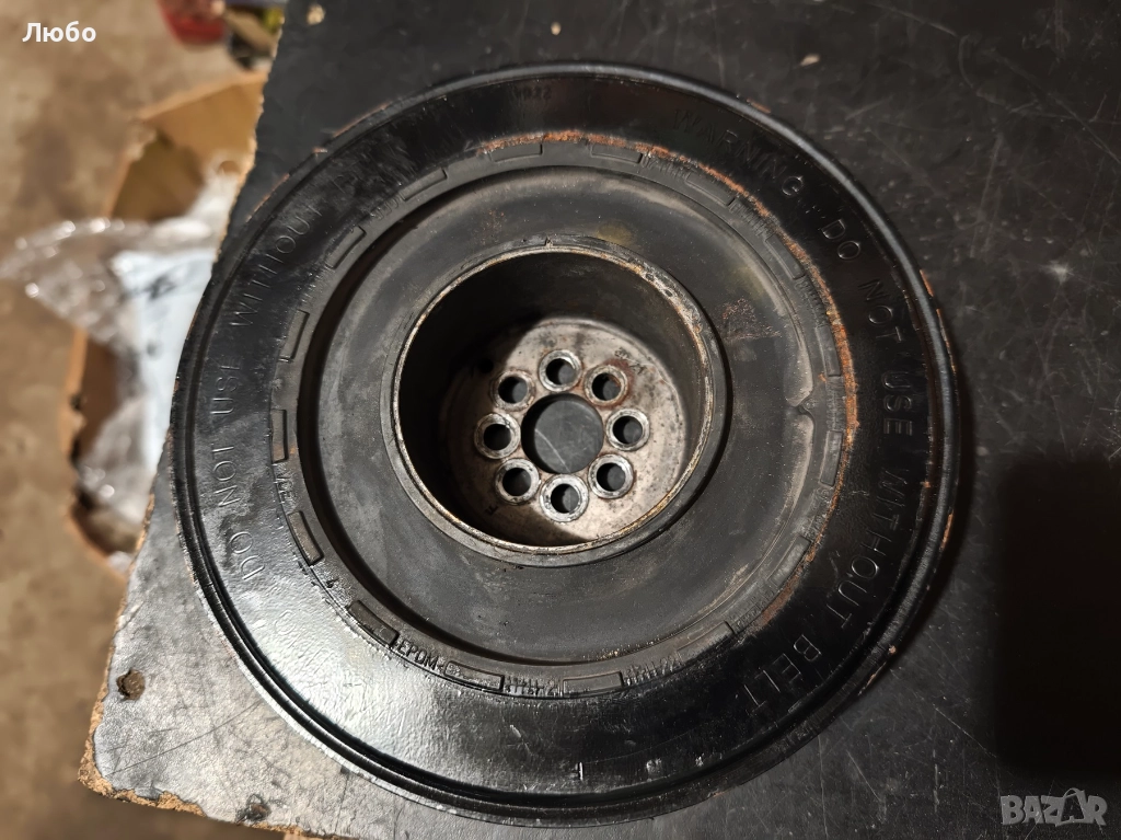 Демферна шайба колянов вал за Ауди 2.7тди 3.0тди 2004-2008г Audi 2.7tdi 3.0di, снимка 1