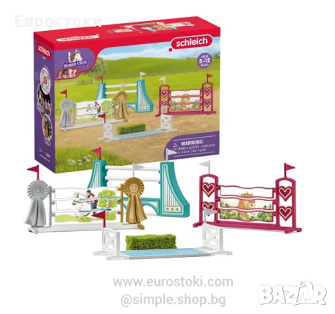 Игрален комплект SCHLEICH 42612 Obstacle Accessoires Horse Club Toy, снимка 1