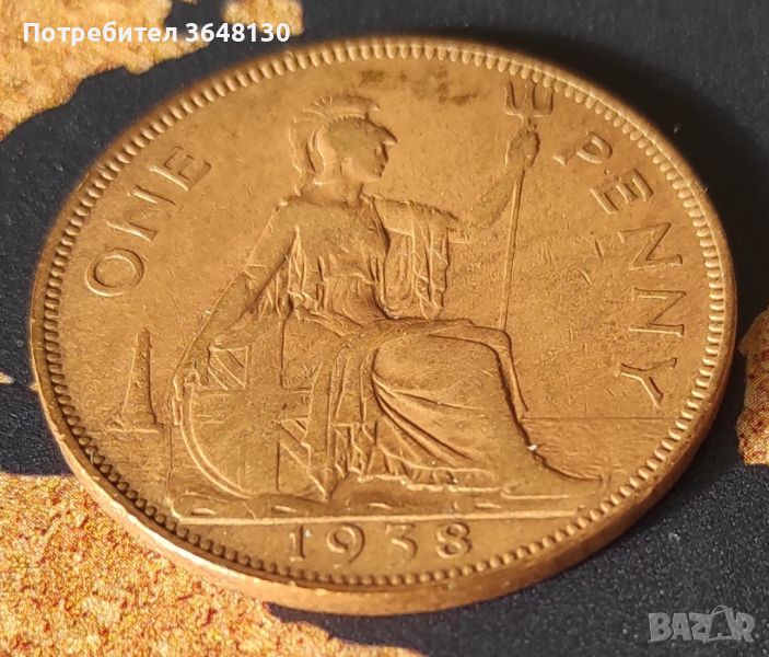Монети Великобритания [1938,1940,1947] Крал Georgivs VI, снимка 1
