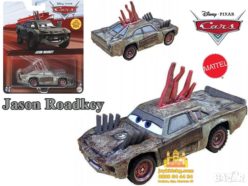 Jason Roadkey Disney/Pixar Cars - оригинал 1:55, снимка 1