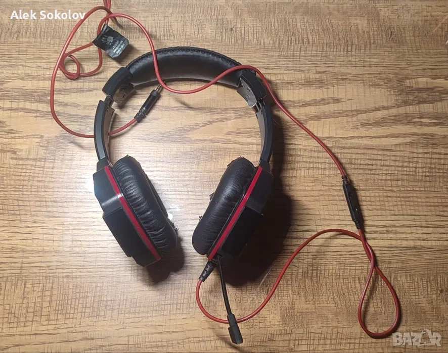 Геймърски слушалки Bloody (A4Tech) с микрофон, снимка 1