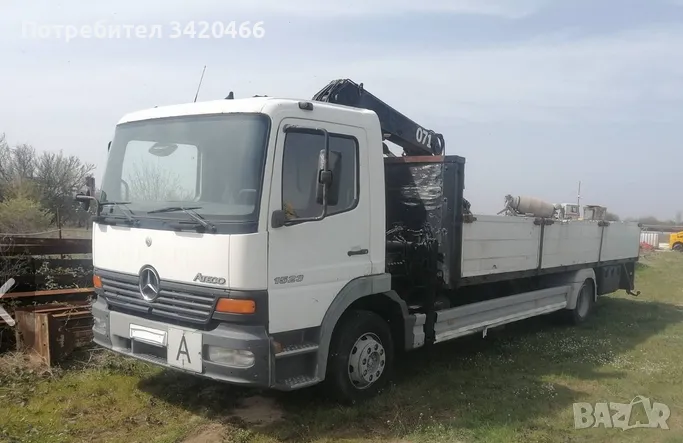 Автокран Mercedes Atego с кран HIAB , снимка 1