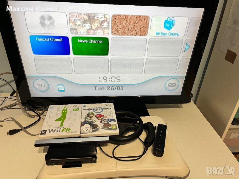 Nintendo Wii комплект с игри, снимка 1
