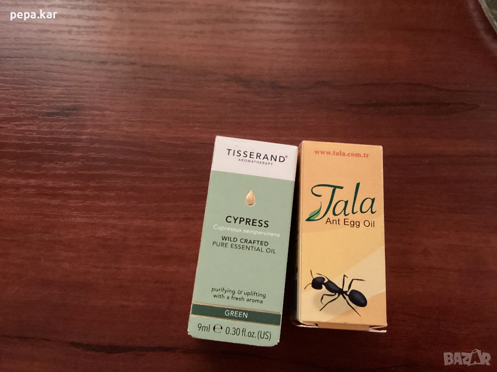 Масло Cyprus против окосмяване И масло от яйца на мравки, снимка 1