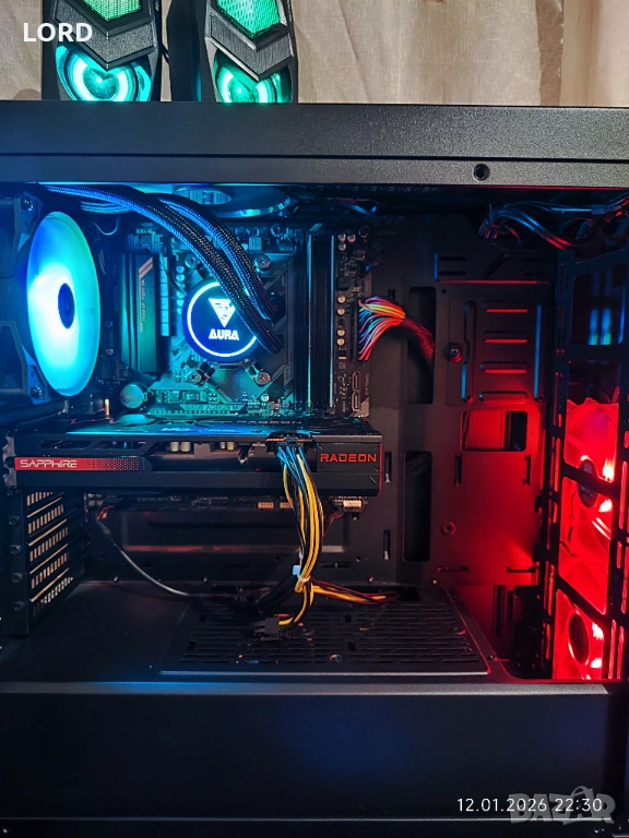 Геймърски Ryzen 5 5600X, RX 7600 8GB, RAM 16GB DDR4 3200, снимка 1