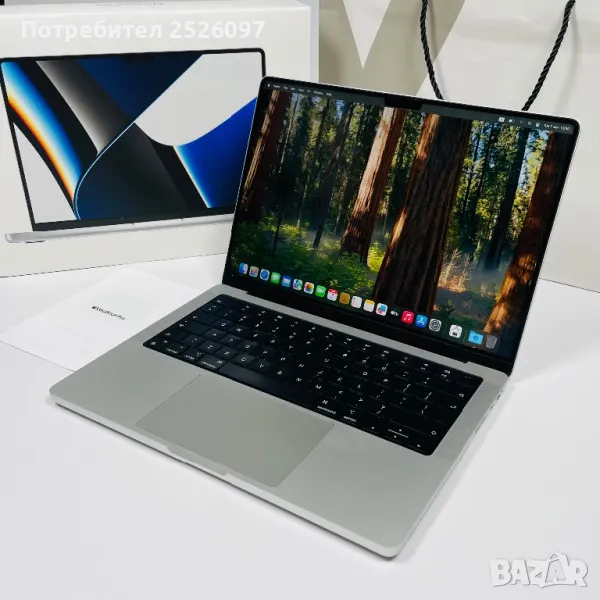 MacBook Pro 14 M1 Pro 512GB/16GB/8-CPU/14-GPU, снимка 1