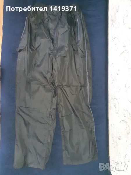 Черен мъжки спортен панталон с подплата, снимка 1