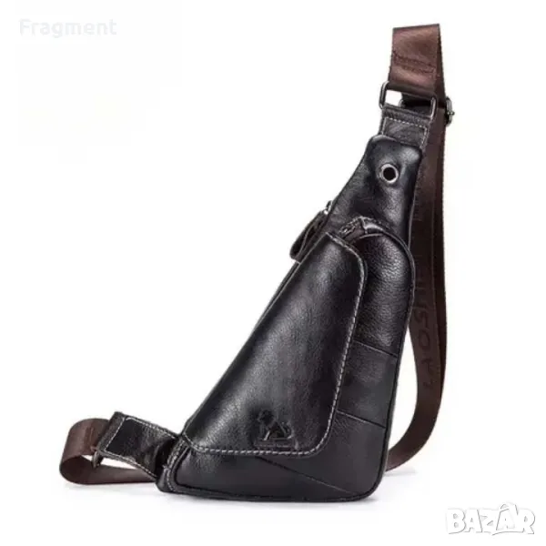 Мъжка кожена чанта 100% кожа Уникален нов дизайн! С най-високо качество!, снимка 1