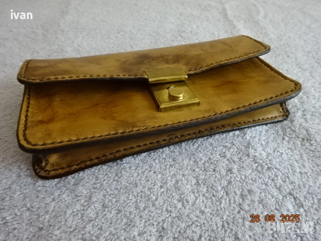 мъжка чанта за колан на кръста /ръчна изработка/, снимка 1