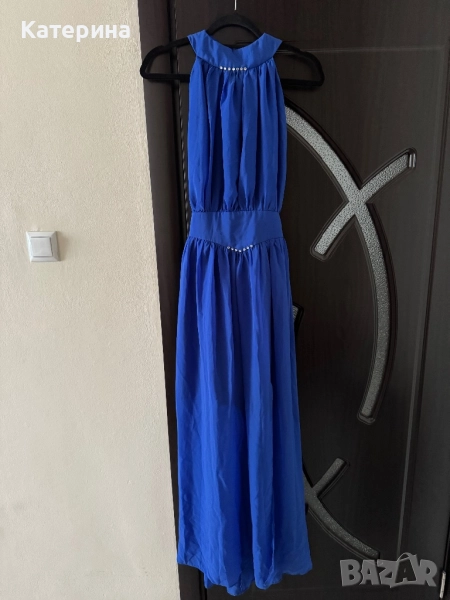 Официална рокля в синьо , снимка 1