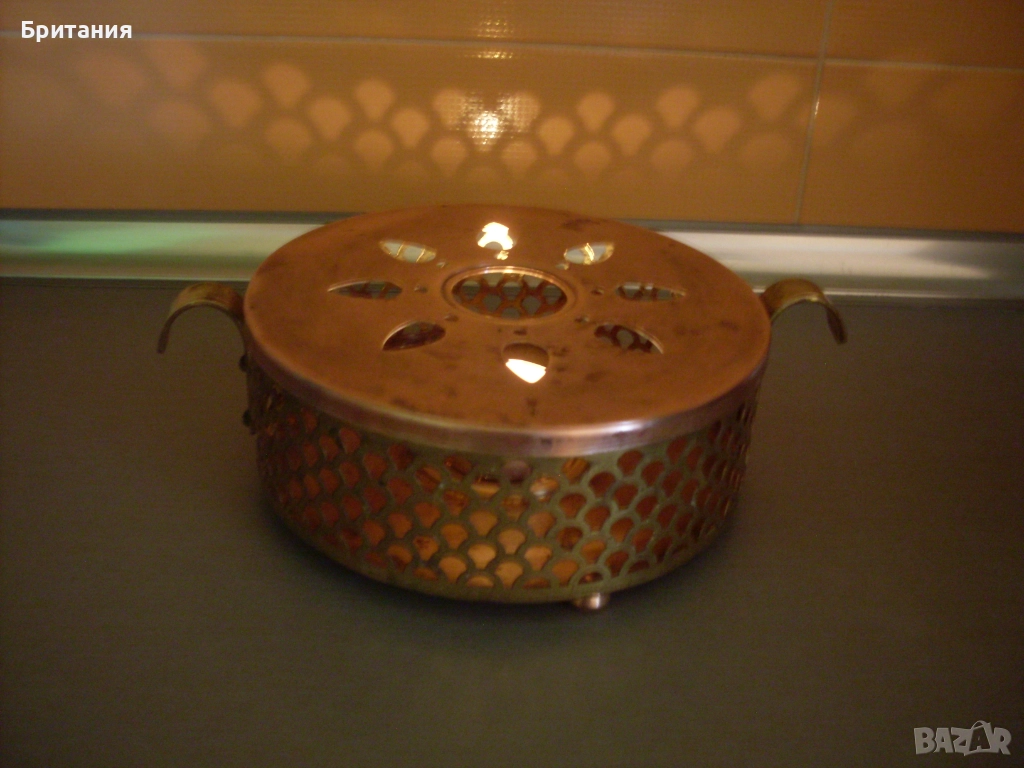 Бронзов свещник., снимка 1