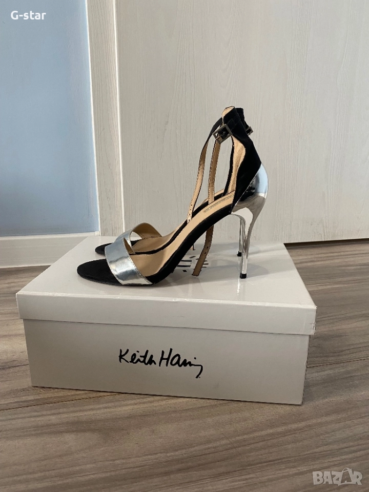 Елегантни обувки с огледален ток, снимка 1