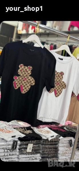 2 цвята дамска тениска Gucci Bear , снимка 1