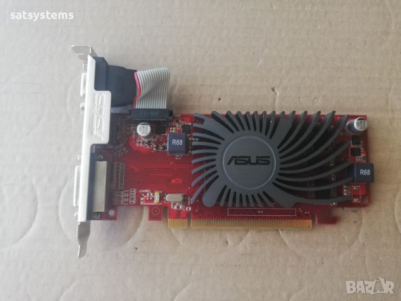 Видео карта AMD Radeon Asus HD EAH5450 Silent HDMI 1024MB GDDR3 64bit PCI-E, снимка 1