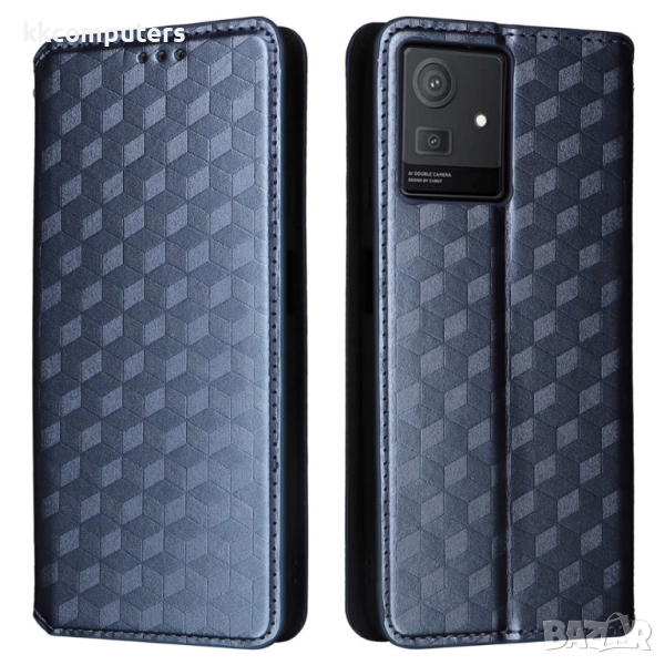 Cubot Note 50 Кожен Калъф Rhombus PU + TPU с магнитно закопчаване, снимка 1