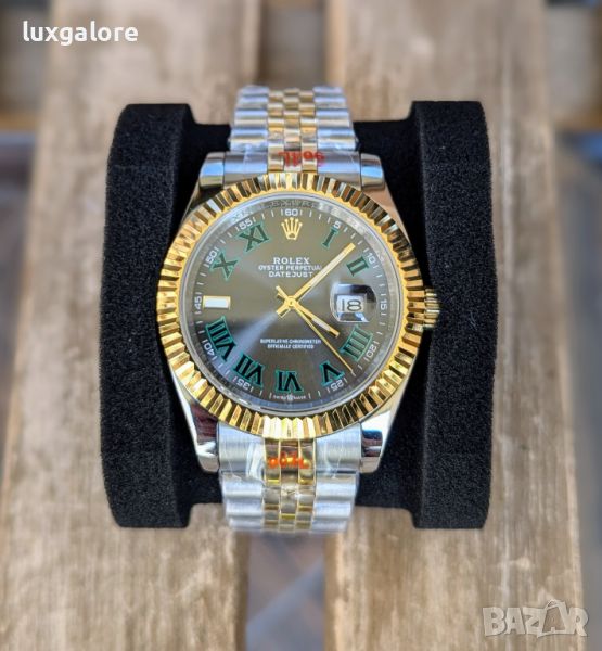 Мъжки часовник Rolex Datejust Two Tone Wimbledon с автоматичен механизъм, снимка 1