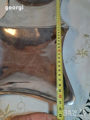 голямо дизайнерско алуминиево плато, фруктиера N.N.P. Sneek 32/4, снимка 5 - Форми - 53184408