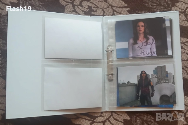 ⭐⭐ Лот 9 бр. Автографи ARROWVERSE + ПОДАРЪК! ⭐⭐, снимка 2 - Колекции - 53751938