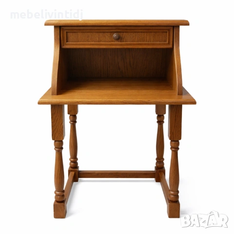 Стилна помощна масичка / нощно шкафче, снимка 3 - Шкафове - 53691060