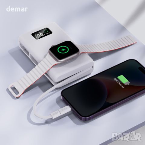 PZOZ 20000mAh Power Bank Бързо зареждане, Led Display 22.5W PD USB-C/USB-A, снимка 3 - Външни батерии - 46200292