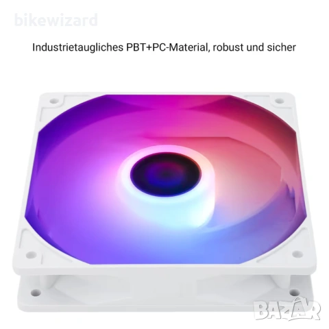 Thermalright Вентилатор за процесор 120 мм Бял ARGB Безшумен 4-пинов PWM – 1550 об/мин (3 броя) НОВИ, снимка 2 - Други - 53013932