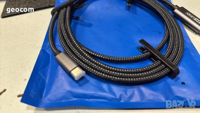 USB Type-C към 4K HDMI качествен кабел (1.8М), снимка 2 - Кабели и адаптери - 52569203