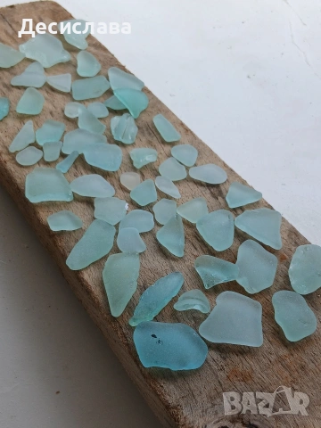  тюркоазено морско стъкло 